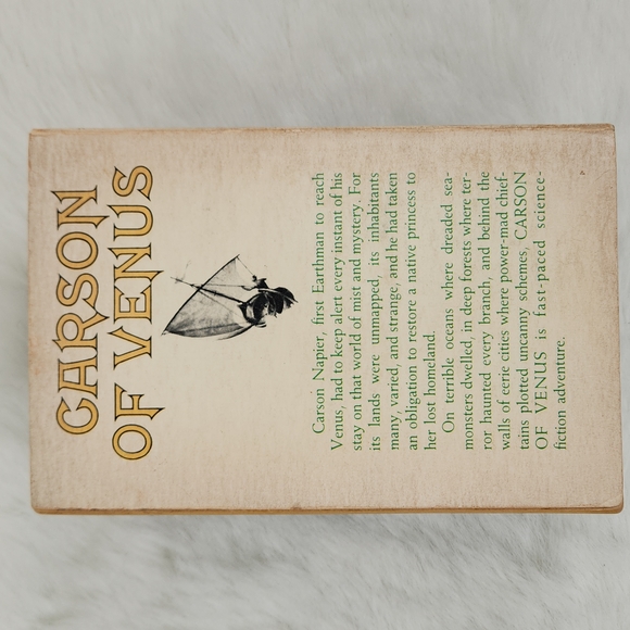 Edgar Rice Burroughs: Carson Of Venus, 1960s Ace Science Fiction Collection Pb - Picture 7 of 17